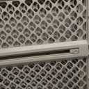 Toddleroo by North States Supergate Ergo Child Gate, Baby Gate for Stairs and Doorways. Includes Wall Cups. Pressure or Hardware Mount. Made in USA. (26" Tall, Sand)