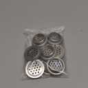 uxcell 10pcs Air Vent Stainless Steel Round 1.5 Inch Dia Circular Soffit Vent Mesh Hole Louver for Kitchen Bathroom Cabinet Wardrobe