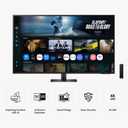 Samsung 43 Smart Monitor M7 (M70F) 4K UHD Display, Samsung Vision AI, Smart TV Apps, Gaming Hub, USB-C, HDMI and USB-A, Black, LS43FM702UNXZA, 2025
