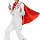 Morph Vegas Rockstar Costume For Boys, The King Halloween Costumes For Boys, Disco Costume For Kids Halloween Costumes (Large)