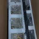 Gold Black Crystal Bathroom Lighting Fixtures, 4 Light Brass Modern Crystal Bathroom Vanity Lights Over Mirror Brass Bath Light (Black Gold-Square Shade)