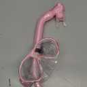 Gintenco Kids Snorkel Set, Diving Mask for Children as Unisex Kids Swimming Goggles, Anti-Fog Diving Mask and Dry Top Snorkel Combo Set for Junior and Youth (Light Pink)