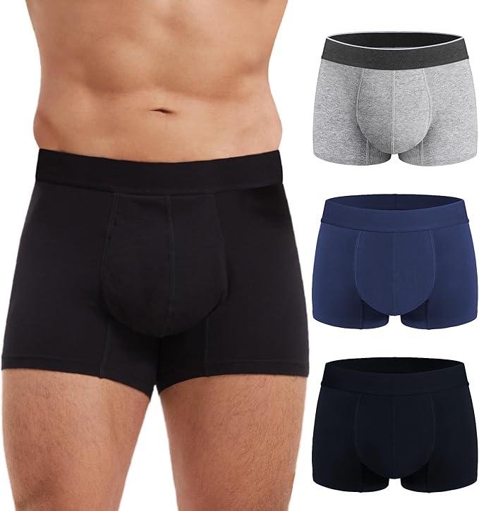 Mens Absorbent Incontinence Underwear Washable Adult Leak Protection Bladder Control Briefs Cotton, 2XL