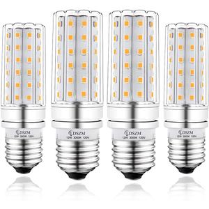 LED Light Bulb 100w Equivalent 1200 Lumen 3000K Warm Daylight White 12W LED Bulb E26 Base Non-Dimmable Ceiling Fan Light Bulbs for Home Indoor LED Corn Light Bulb Pack of 4