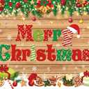 7x5FT Merry Christmas Backdrop Christmas Backdrops for Wall Xmas Party Decorations F221
