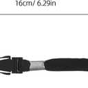 3 x Operitacx 10 Pcs Detachable Nylon Lanyards for Small Electronic Devices Usb Flashlight Tail Rope with Easy-Open Ring and Buckle for Phone Key Holder (Black)