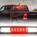 SUPAREE Third 3rd Brake Light, Fit for 1994-2001 Dodge Ram 1500 Ram 2500 3500 High Mount Stop Light Assembly Red/White Cargo Light, 2025 Upgrade Double row of lamp beads