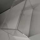 4 Clear Acrylic Boxes for Display, 8" Lx4 Wx4 H Storage Containers with Lids, Made in the USA, Clear Boxes for Gifts, Collectibles, Figures, Arts & Crafts Organization