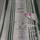 Urban Villa Kitchen Towels (20x30 Inches 6 Pack) Extra Large Premium Dish Towels for Kitchen Green & White Dish Cloths Highly Absorbent 100% Cotton Kitchen Hand Towels with Hanging Loop Tea Towels