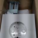 Ceiling Fan Mounting Bracket Kit,14.5 Cubicinches Adjustable Ceiling Fan Angle Mount Box Fits Cathedral Ceiling Angles of 80° or Up, White.