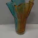  Blown Glass Vase for Flowers, Modern Ombre Glass Vase for Home Decor, Flower Vases Decorative | Table Centerpiece, Olive Plant, Wedding, Living Room, Bookshelf, Office, Entryway