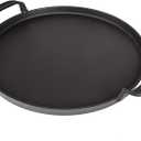 Hisencn 7421 Gourmet BBQ System Griddle for Weber 22 1/2 inch Charcoal Grill, Cast Iron 12" Griddle Pan for Weber Original Kettle Premium 22.5'' Smokers, Performer Premium Grill