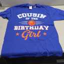 Dad Of The Birthday Girl Basketball Dad Family Matching T-Shirt, M