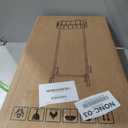 Free Standing Rolling Clothes Rack with Wheels Coat Rack - Golden, 13.78"D x 24.64"W x 7.87"H