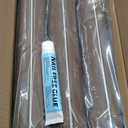 MAQQL Upholstered Headboard Queen - Bed Backboard, Dark Brown Faux Leather Panels, 24 x 12 Inches Each, 6-Piece Set, Modern Headboard Queen Design, Easy to Assemble, Perfect for Beds