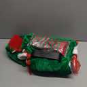 KASBAH 5 Pack Christmas Elf Costume Set Holiday Elf Cosplay Velvet Dress Xmas Outfit For Party With Hat Shoes Strap Socks (XX-Large, Green)