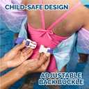 SwimWays Swim Trainer, US Coast Guard Approved Life Vest Kids Swim Vest, Arm Floaties & Life Jackets for Kids 33-55 lbs