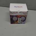 Strobe Lights Halloween, Telbum Colorful Strobe Light for Parties, Super-Bright 54 RGB LED Mini Strobe Lights with Remote Control Sound Activated, Plug-in Flash Light for Room DJ Stage Wedding 2Pack