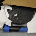 Outsunny 21 lbs. Market Umbrella Base Holder 18" Heavy Duty Round Parasol Stand with Rattan Design for Patio, Black