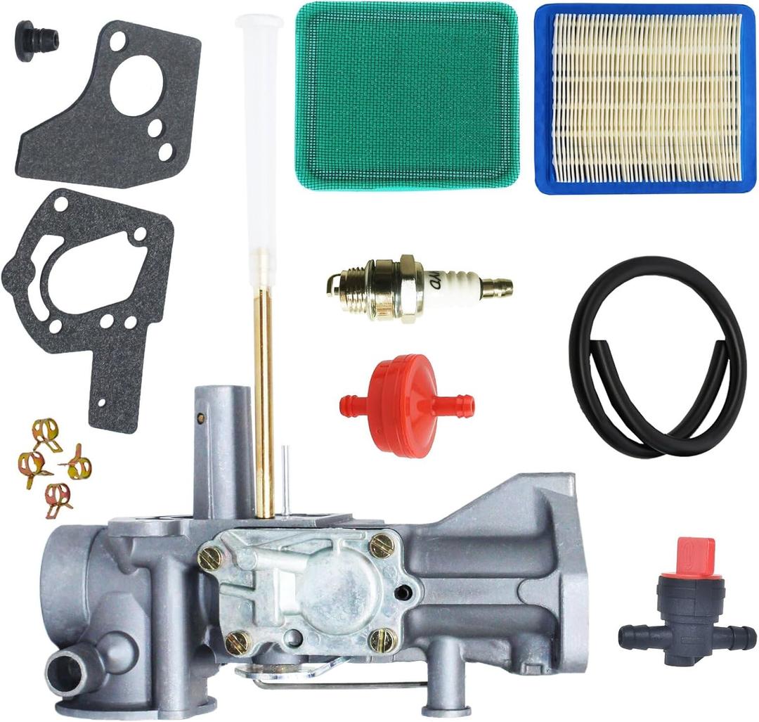 498298 Carburetor Compatible for Briggs & Stratton 495426 495951 492611 490533 692784 5 HP 112202 112231 112232 130202 133202 133212 134202 135202 137202 135212 Carb with 491588S Air Filter