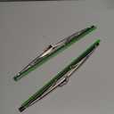 Windshield Wipers - Front 12" Stainless Steel Windshield Wiper Blades Replacement for Ford & GM Polished 2PCS