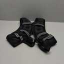 Weighted Vest for Women & Men with Reflective Stripe and Adjustable Buckle, Comfortable & Durable Rucking Vest for Walking, Running & Strength Training (10 lb, Black)