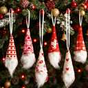 2 x Valentines Day Tree Ornaments Large, 6 Inch Valentines Day Christmas Tree Decorations Hanging Ornaments for Holiday Home Indoor Decorations