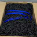 Thick & Durable Round Bale Hay Net for Horses- Large 5x5ft Size, Black Nylon Net with 1.75 Inch Holes - Slow Feed Hay Nets for Horses and Goats - Healthier Feeding Solution