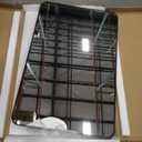 24" x 36" Bathroom Mirror Black Bathroom Mirrors for Over Sink Modern Bathroom Vanity Mirror for Bedroom Entryway or Living, Metal Framed HD Tempered Glass Room Horizontal or Vertical