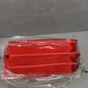 ViVin 60-Pack Red Plastic Folders with Pockets, Two Pocket Folders, Plastic Pocket Folders for School, Office and Home