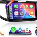 2+64G- for Honda CRV 2012-2016 Car Radio with Wireless Carplay/Android Auto,Android Car Stereo 9 Inch Touch Screen GPS Navigation WiFi Bluetooth FM/RDS Mirror Link SWC Backup Camera for CRV Radio