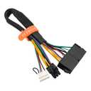 24 Pin to 6 Pin ATX Power Adapter Sleeved Cable for HP Z200 Z230 4300 6080 8080 ProDesk 600 G1 G2 EliteDesk 800 G1 G2 13-inch(33cm)