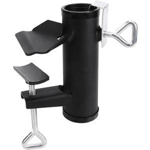 Patio Umbrella Holder Clamp,Heavy Duty Patio Umbrella Clamp Deck Umbrella Stand,Metal Umbrella Clamp Outdoor Umbrella Mount Bracket for Fences,Railing,Deck,Bench,Boats,Bleachers