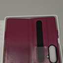 TUCCH Wallet Case Compatible with Galaxy Z Fold7 (8.0") 2025 Plum Purple, RFID Blocking | 4 Card Holder | Kickstand | Shockproof PC Shell | PU Leather | Magnetic Closure | Protective Flip Cover