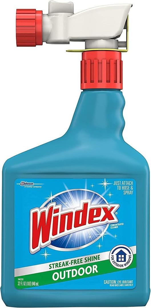Windex Outdoor Glass & Patio Cleaner, 32oz (32 Fl Oz (Pack of 1))
