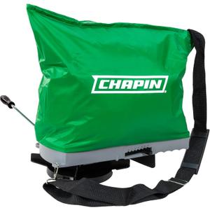 Chapin 84700G Spreader, Lawn and Garden, 25Lbs, Grass Seed, Fertilizers, Granular Material, Handheld, Bag Seeder, Waterproof, 6 Settings, Enclosed Gears, Rear Baffle, Adjustable Gravity Flow