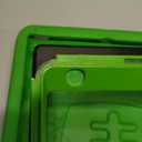 BMOUO Kids Case for iPad 9th/8th/7th Generation, with Built-in Screen Protector, Shockproof Handle Stand Kids iPad 10.2" Case 2021/2020/2019, Green