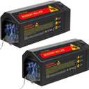 2 Pack Electric Mouse Trap Zapper Powerful Rat Traps Indoor for Homes with Anti-Escape Door,Effective & Reusable Humane Rodent Zapper Electric Mice Trap Shock Killer for Home Kitchen Garage,No Touch