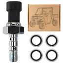 OEM Replacement Brake Pressure Switch with Seal Kit for Polaris Ranger 1000, RZR, Sportsman, General | Replaces 4014262, 4081117, Includes Seal 5413212 (2015-2024) (Black)