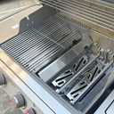 Stainless Steel Grill Grates with 66032 Flavorizer Bars for Weber Genesis II Grill Parts GS4,66095 Cooking Grates 66795 Heat Deflector Replacement Parts for Weber Genesis ii E-310 E-315 S-335