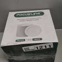 FOCUSLINE 100 Count White Plastic Dessert Plates 7 Inch, Disposable Heavy Duty Plastic Plates for Weddings, Parties and Events