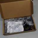 HLauto 1002L Emergency Strobe Traffic Advisor Light Bar: 40 LED Dash Safety Warning Flashing Light, Front/Rear Windshield Visor for Construction Vehicle, Tow/Plow Truck (2x10.7inch, Amber White)