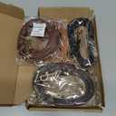 PandaHall 5 Colors 50 Inch Adjustable Leather Replacement Strap Handles 12mm Wide Purses Straps Shoulder Bag Crossbody Handbag Strap with Golden Swivel Lobster Buckles for DIY Bag Craft