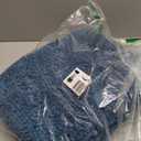 OLANLY Dog Door Mat for Muddy Paws 44x32, Absorbs Moisture and Dirt, Absorbent Non-Slip Washable Doormat, Quick Dry Chenille Mud Mat, Entry Indoor Entryway Carpet for Inside Floor, Atlantic Blue