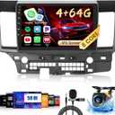 4+64G Radio for Mitsubishi Lancer 2007-2012 Android 15 Car Stereo Upgrade 8 Core 10.1'' Touch Screen CarPlay Android Auto, AHD Backup Camera, GPS Navigation