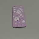 for Samsung Galaxy S25 5G Case, Galaxy S25 Case, Girls Women Florals Liquid Silicone Phone Case, Shockproof Anti-Scratch Soft Protection Cover with Screen Protectors (Purple)