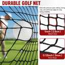 Golf Net, Size: 10X10 ft  Golf Practice Net, Sports Practice Barrier Net, Heavy Duty Ball Netting Golf Hitting Net, DIY Ball Net, Baseball Net Hockey Net and Chipping Net