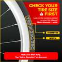 Ultraverse Bike Inner Tube for 700x23-25c, 700x28-32c, 700x35-43c 28 inch Bicycle Wheel Sizes with 48mm Presta Valve - Butyl Rubber Tubes for Road and Gravel Bikes - 2 Tubes, 2 tire levers Included