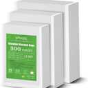 Chamber Vacuum Sealer Bags 300 Count 6" x 10" 8" x 12" 10" x 13" For 3-Mil Vacuum Chamber Bags Pre-Cut Chamber Vacuum Bags- BPA-Free -Heavy Duty Chamber Machine Pouches, 300Bags=10"x13"+8"x12"+6"x10"