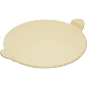 15" Round Cordierite Ceramic Pizza Grilling Stone with Handle for Ovens and Grills, Pizza Stone for Making Crispy Pizza, Bread, Cookie and More (15" Round)